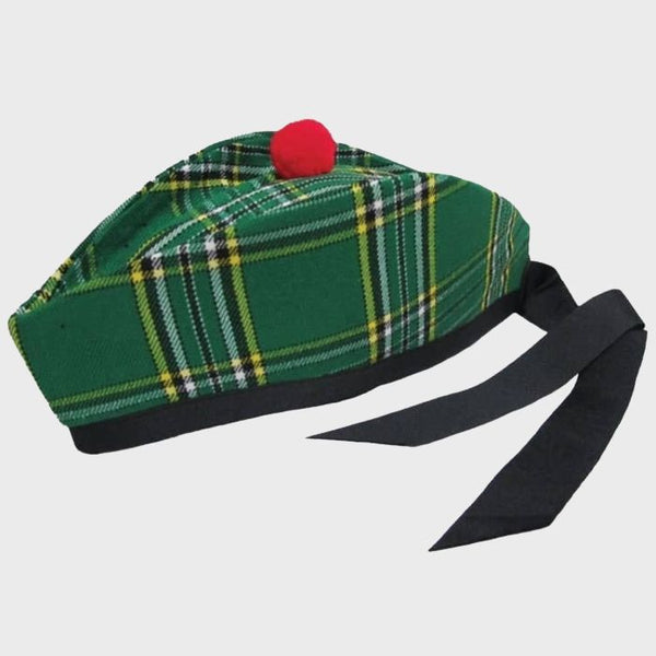 Irish Tartan Flat Hat