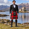 Wallace Modern Tartan Prince Charlie Kilt Outfit - front view