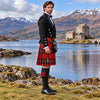 Wallace Modern Tartan Prince Charlie Kilt Outfit - side view