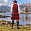 Wallace Modern Tartan Vest - back view