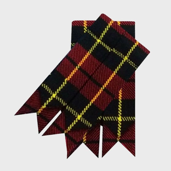Wallace Tartan Kilt Sock Flashes
